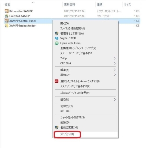 XAMPP終了時エラー3